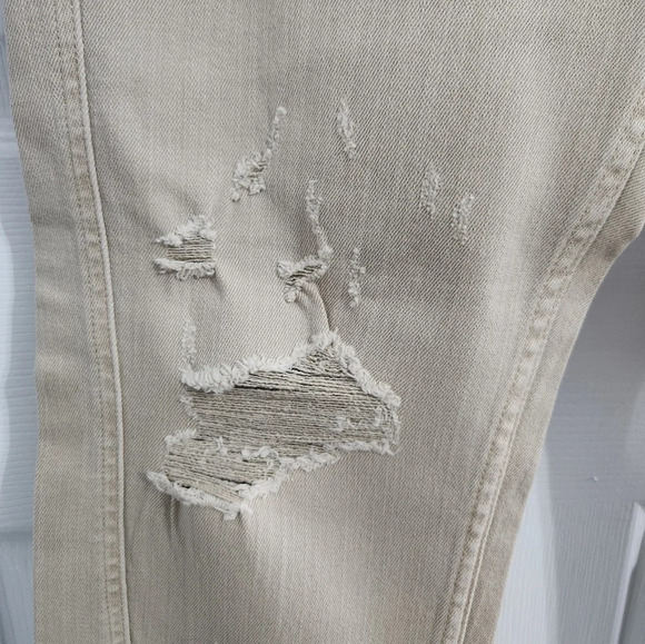 Ser.o.ya diego jeans khaki distressed raw hem streetwear grunge men size 35 - Picture 11 of 16